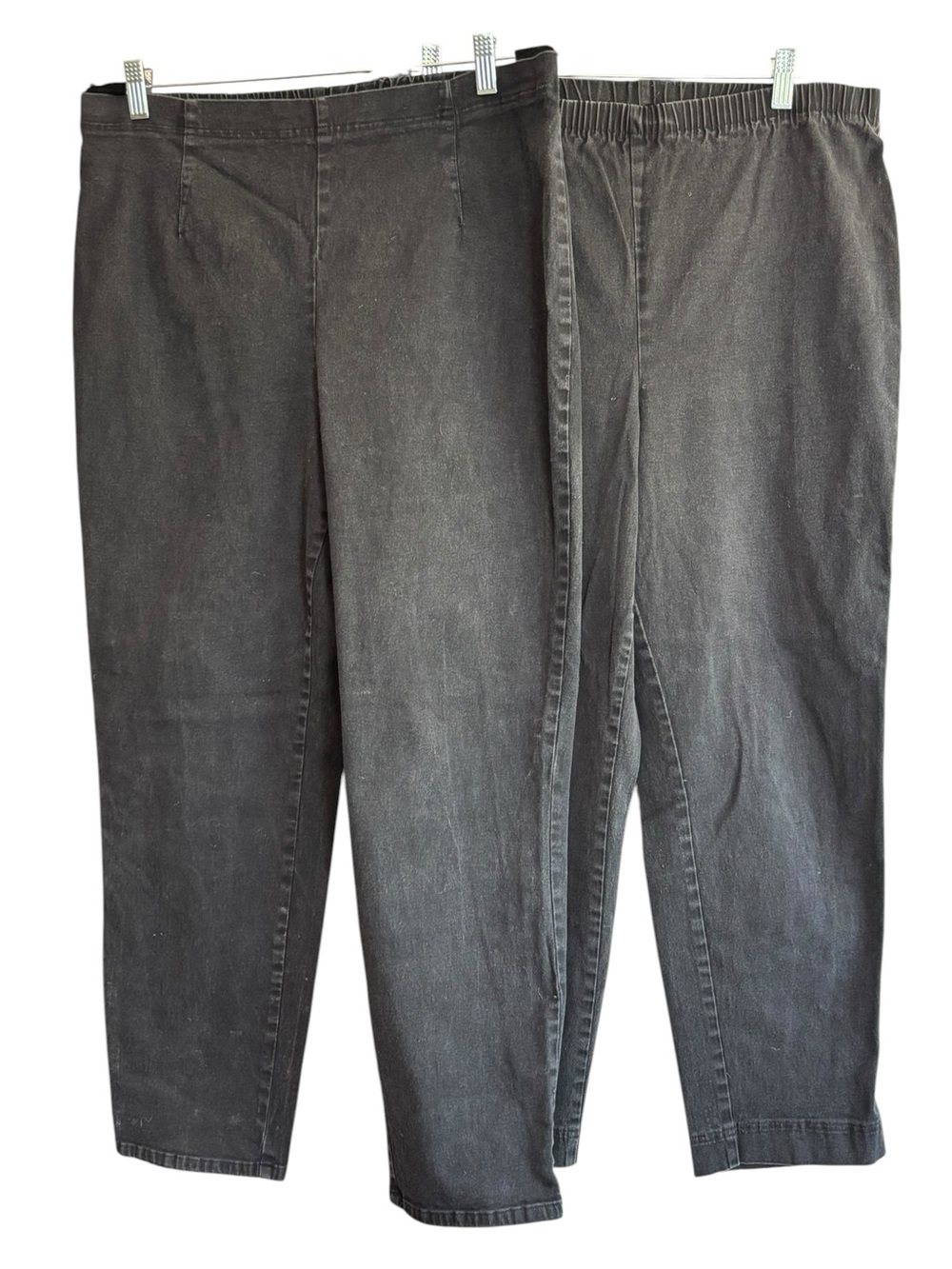 TWO! Stretch My Size Black Pull-On Denim Jeans Women’s 18W/20W